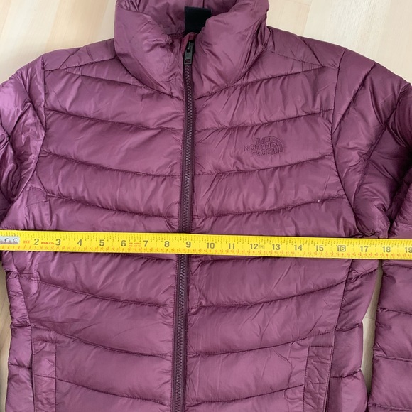 The North Face Long Burgundy Jacket S/P - Picture 7 of 8